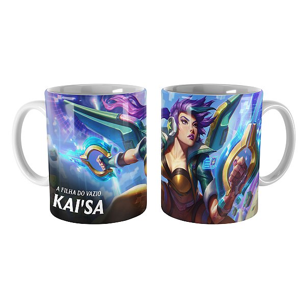 Caneca KaiSa Fliperama League of Legends Lol