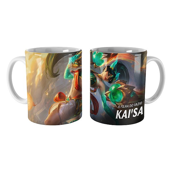 Caneca KaiSa Escamas Celestiais League of Legends Lol