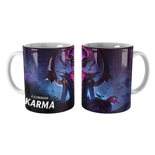 Caneca Karma Estrela Negra League of Legends Lol