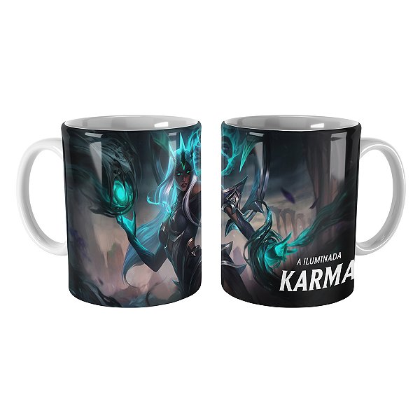 Caneca Karma Destruida League of Legends Lol