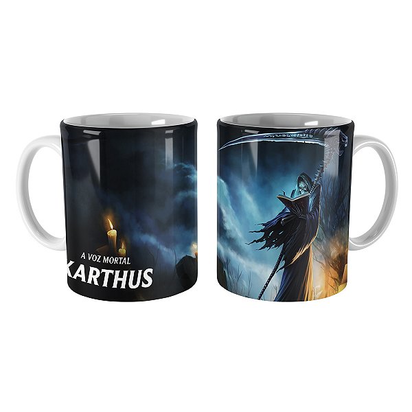 Caneca Karthus Lacaio da Morte League of Legends Lol