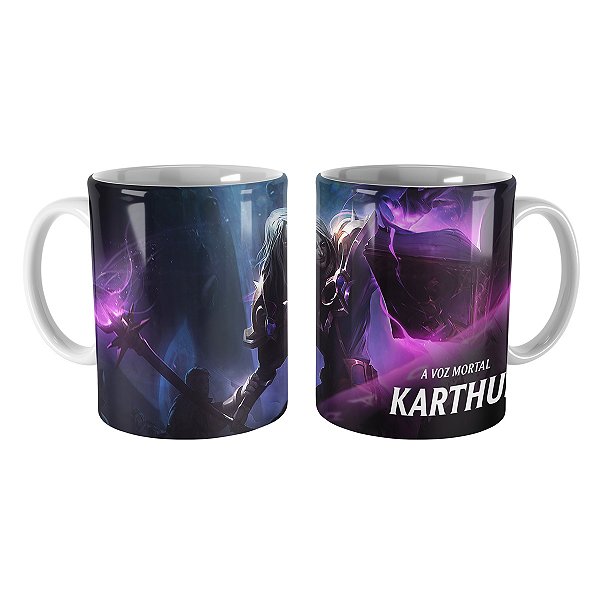 Caneca Karthus Bane-luz League of Legends Lol