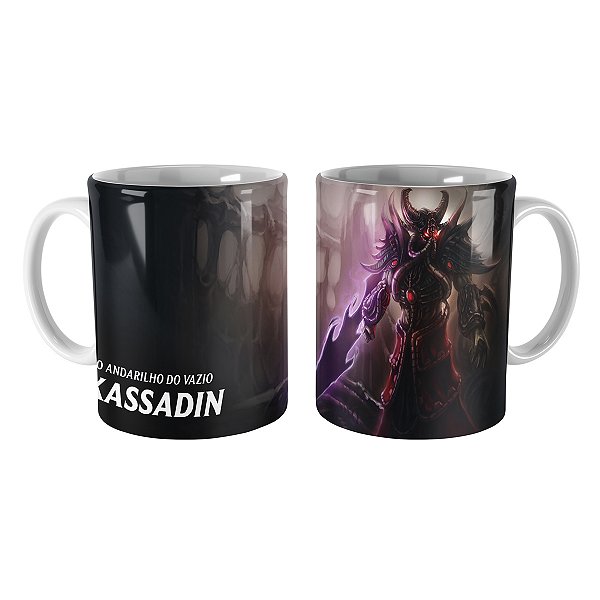 Caneca Kassadin Emissário das Trevas League of Legends Lol