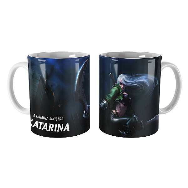 Caneca Katarina Mercenária League of Legends Lol