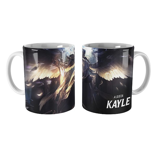 Caneca Kayle Prateada League of Legends Lol