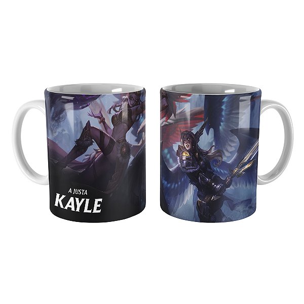 Caneca Kayle Nascida para a Batalha League of Legends Lol