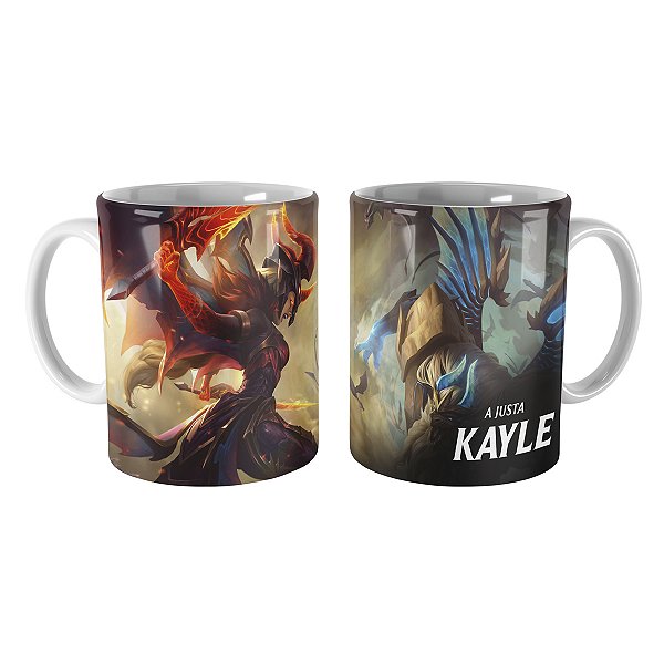 Caneca Kayle Caçadora de Dragões League of Legends Lol