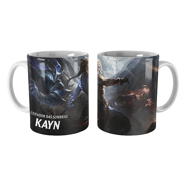 Caneca Kayn Emissário da Escuridão League of Legends Lol