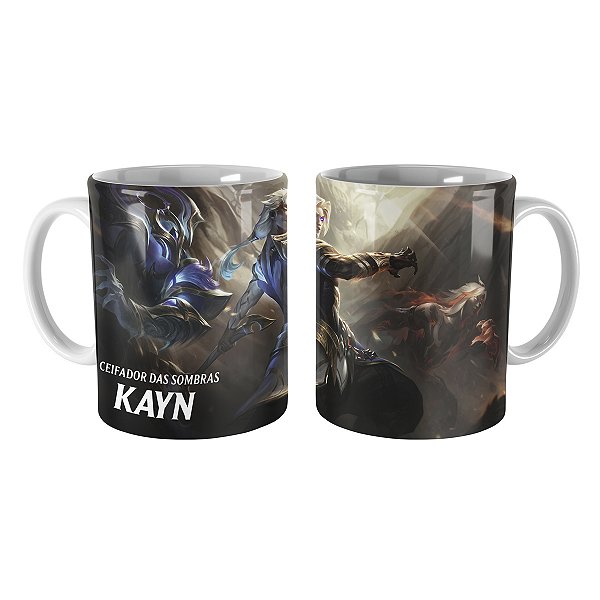 Caneca Kayn Emissário da Escuridão de Prestígio Lol