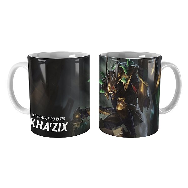 Caneca KhaZix Guardião das Areias League of Legends Lol