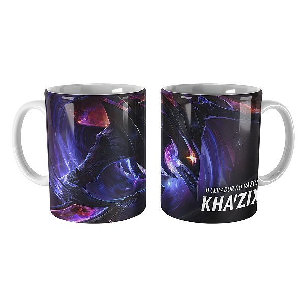 Caneca KhaZix Estrela Negra League of Legends Lol