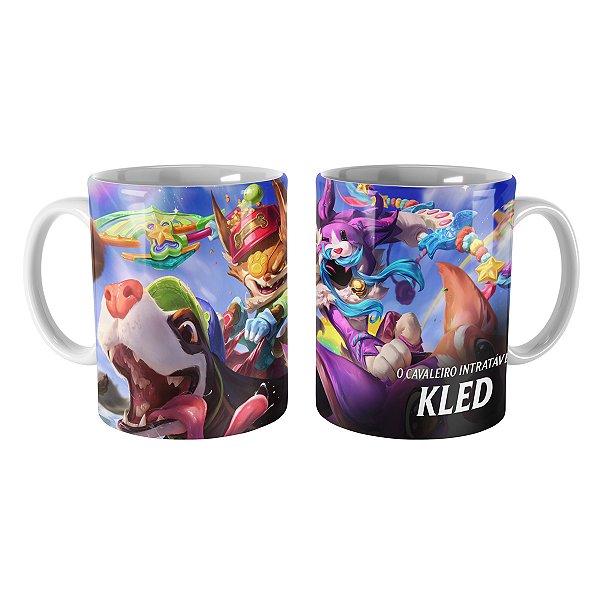 Caneca Kled Cabeça de Ração League of Legends Lol