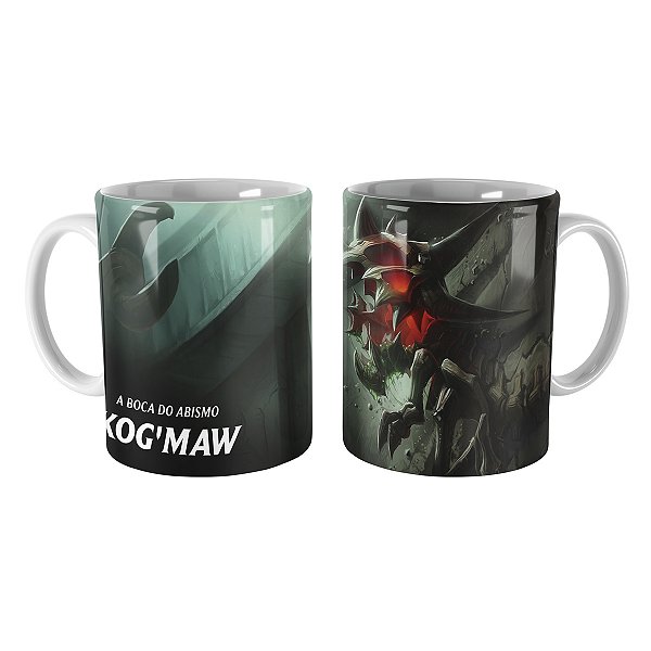 Caneca KogMaw Jurássico League of Legends Lol
