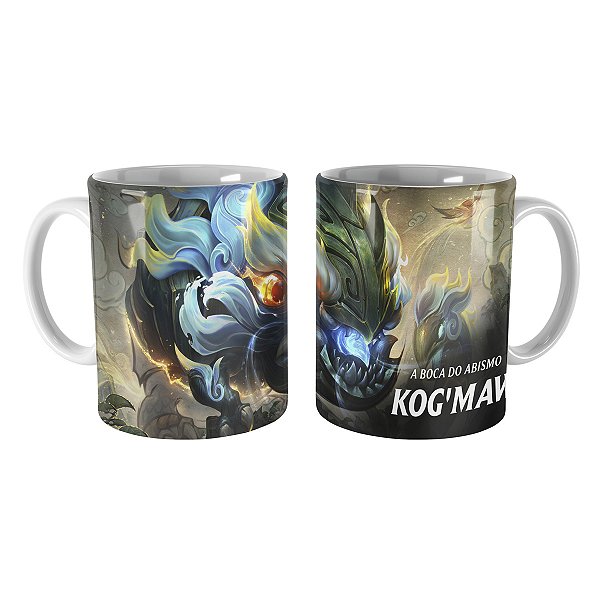 Caneca KogMaw Pergaminhos Shan Hai League of Legends Lol