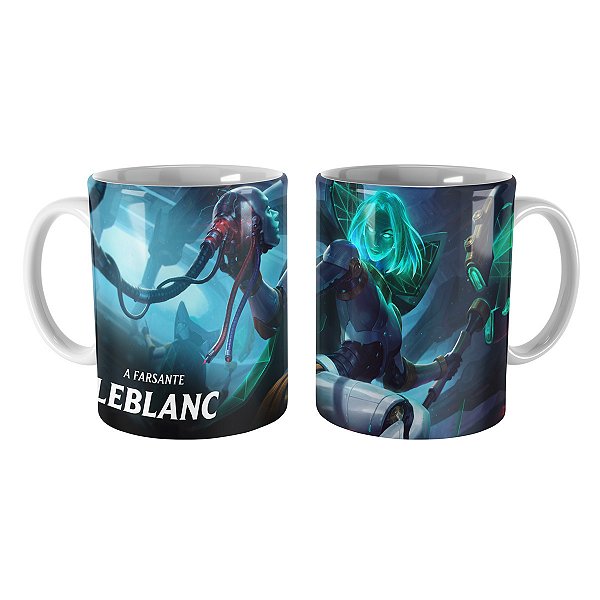 Caneca LeBlanc Cibernética League of Legends Lol