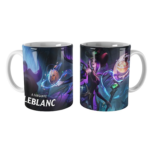 Caneca LeBlanc Feiticeira League of Legends Lol