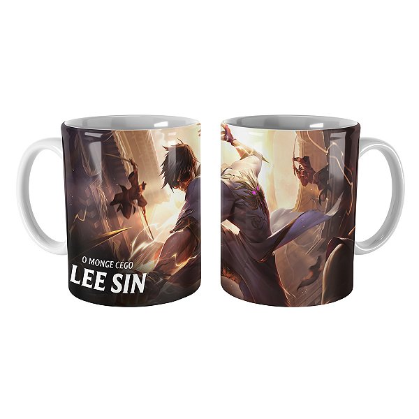 Caneca Lee Sin Punhos de Aço League of Legends Lol