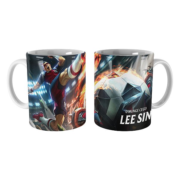 Caneca Lee Sin Armador de Jogadas League of Legends Lol