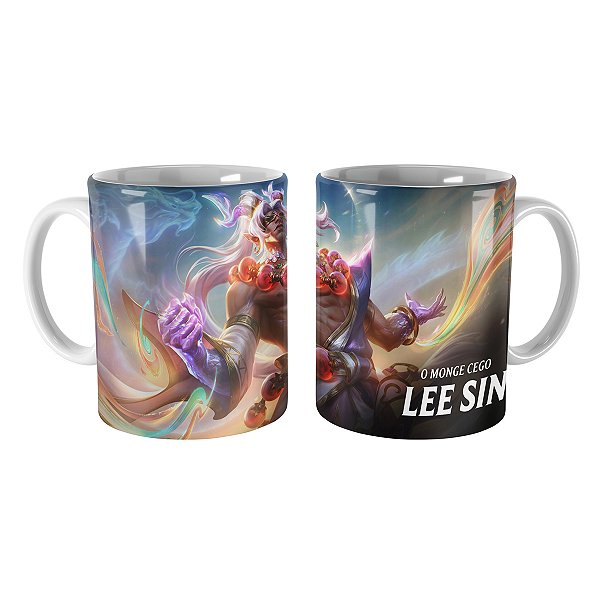 Caneca Lee Sin Escamas Celestiais Divinas League of Legends