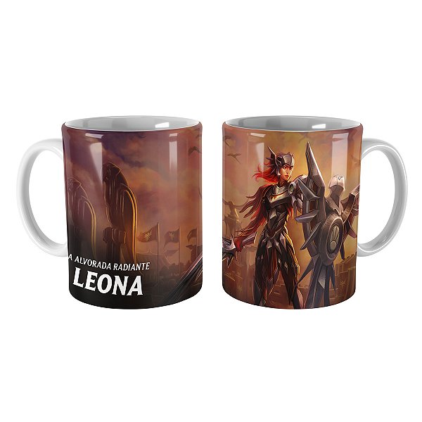 Caneca Leona Solari de Ferro League of Legends Lol