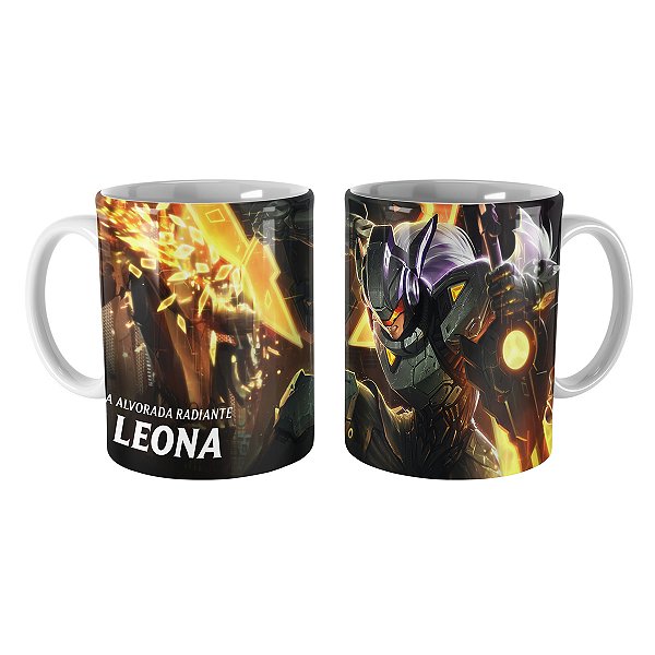 Caneca PROJETO: Leona League of Legends Lol