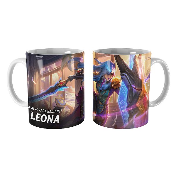 Caneca Leona Academia de Batalha League of Legends Lol