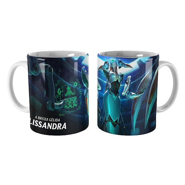 Caneca Lissandra Cibernética League of Legends Lol