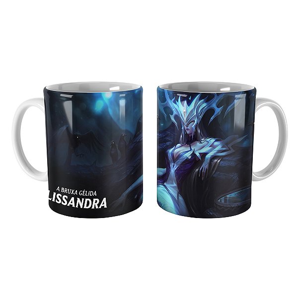 Caneca Lissandra Congregação das Bruxas League of Legends
