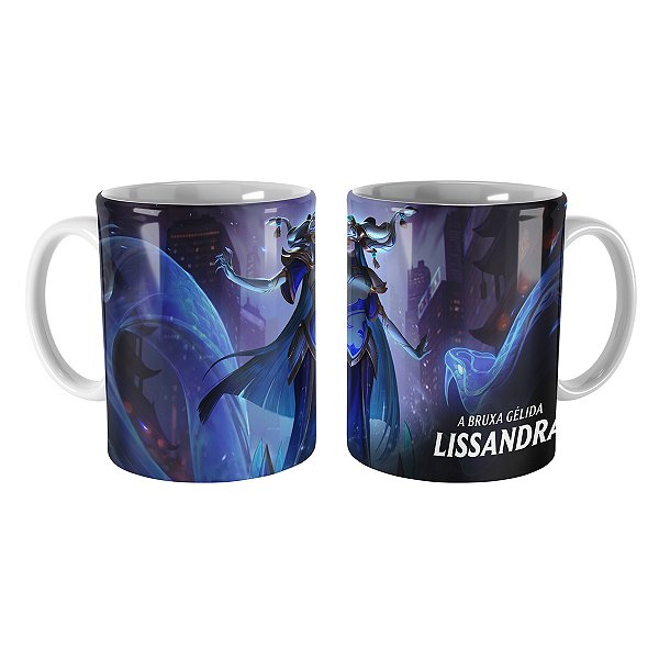 Caneca Lissandra de Porcelana League of Legends Lol
