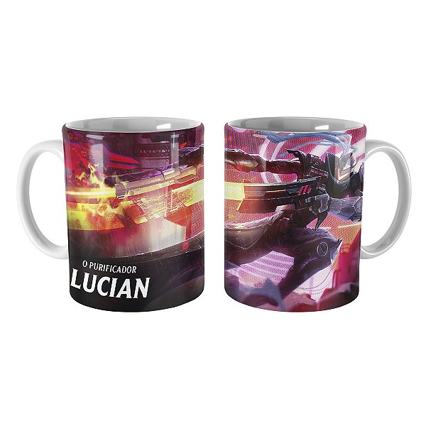 Caneca PROJETO: Lucian League of Legends Lol