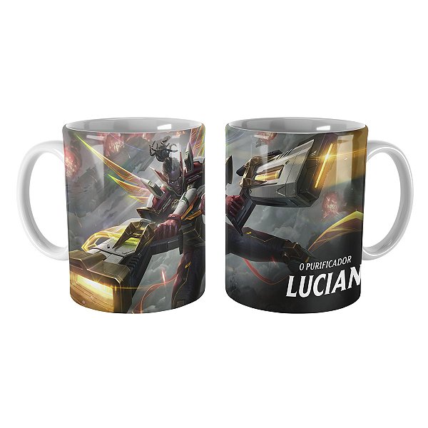 Caneca Lucian Paladino de Ataque League of Legends Lol