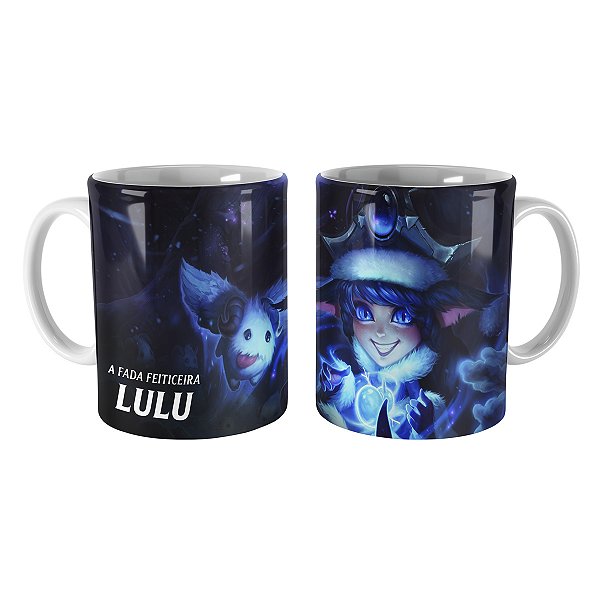 Caneca Lulu Inverno Mágico League of Legends Lol