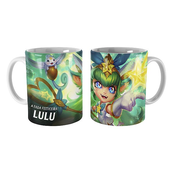 Caneca Lulu Guardiã Estelar League of Legends Lol