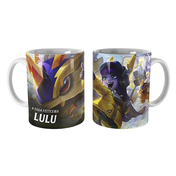 Caneca Lulu Domadora de Monstros League of Legends Lol