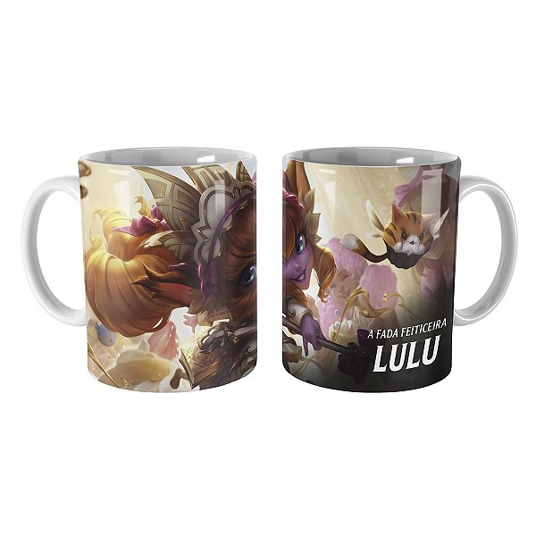 Caneca Lulu Kawaii Café League of Legends Lol