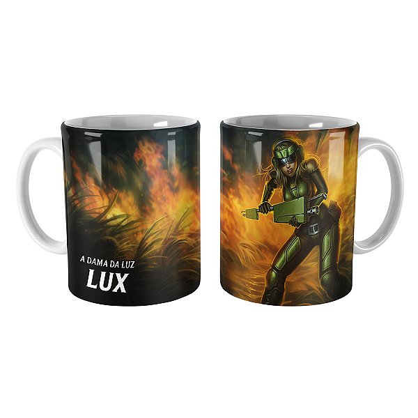 Caneca Patrulheira Lux League of Legends Lol