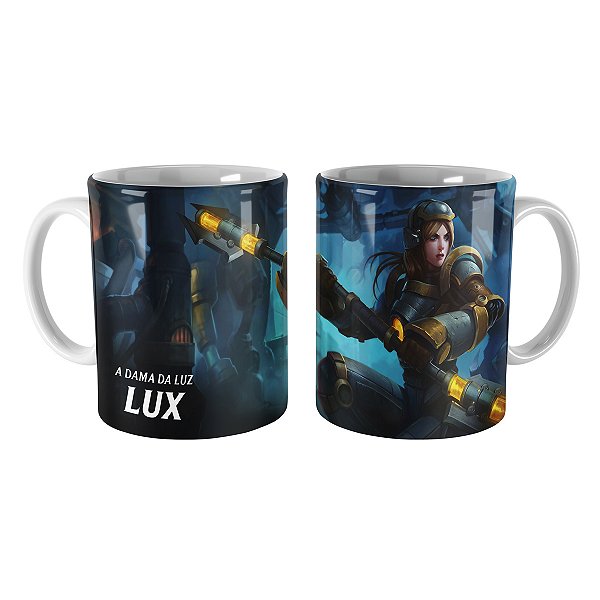 Caneca Lux Legionária de Aço League of Legends Lol