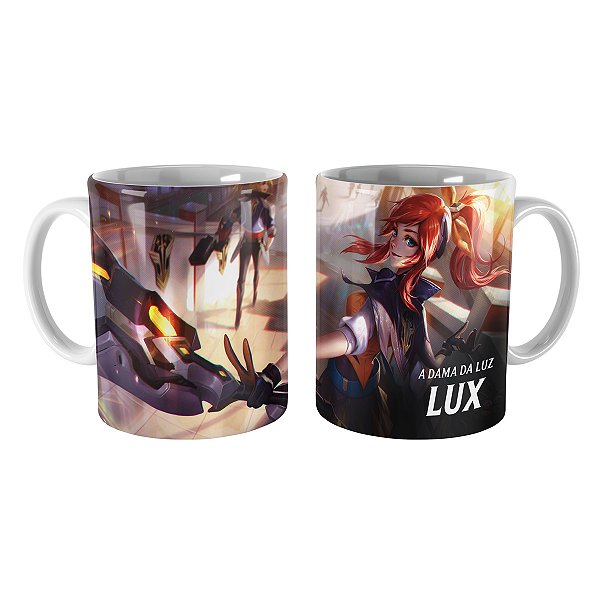 Caneca Lux Academia de Batalha League of Legends Lol
