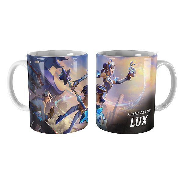 Caneca Lux de Porcelana League of Legends Lol