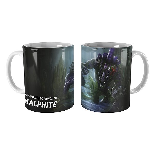 Caneca Malphite Recife de Coral League of Legends Lol