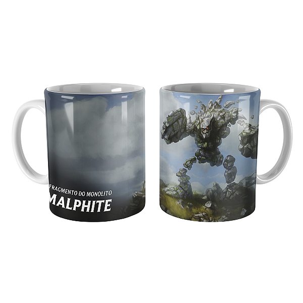 Caneca Malphite de Mármore League of Legends Lol
