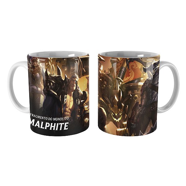 Caneca Malphite Barca de Ferro League of Legends Lol