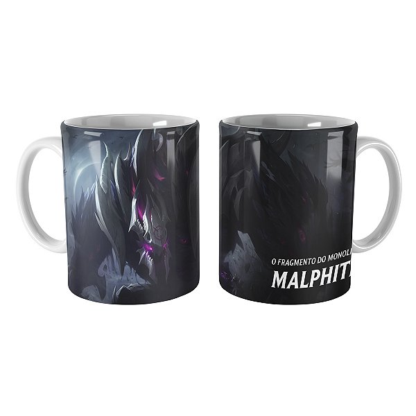 Caneca Malphite Deus Antigo League of Legends Lol