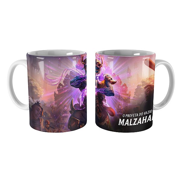 Caneca Malzahar Três Honras League of Legends Lol