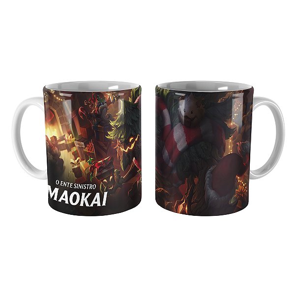 Caneca Maokai Natalino League of Legends Lol