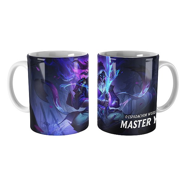 Caneca Master Yi Florescer Espiritual League of Legends Lol