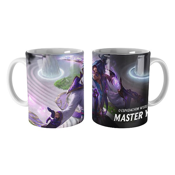 Caneca Master Yi Florescer Espiritual de Prestígio LOL