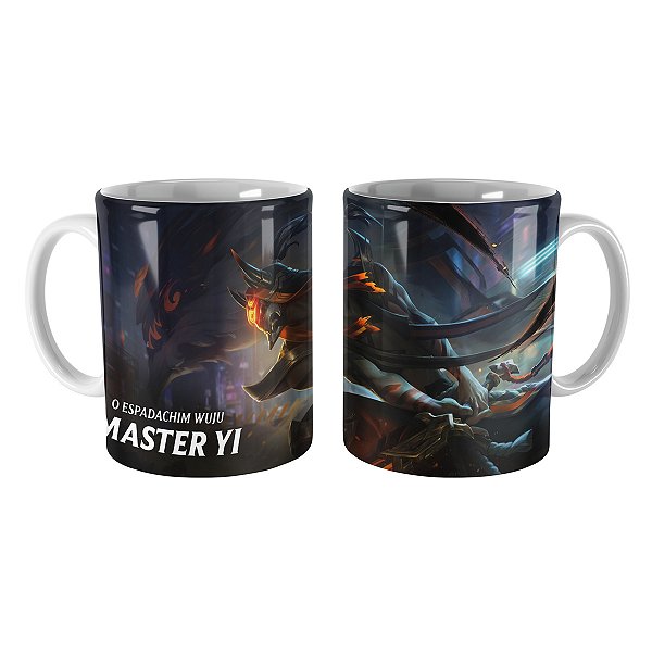 Caneca Master Yi Tinta Sombria League of Legends Lol