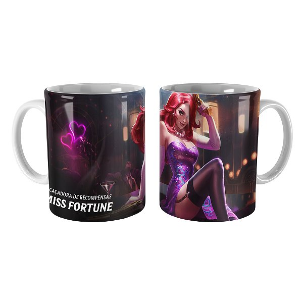 Caneca Miss Fortune Agente Secreta League of Legends Lol