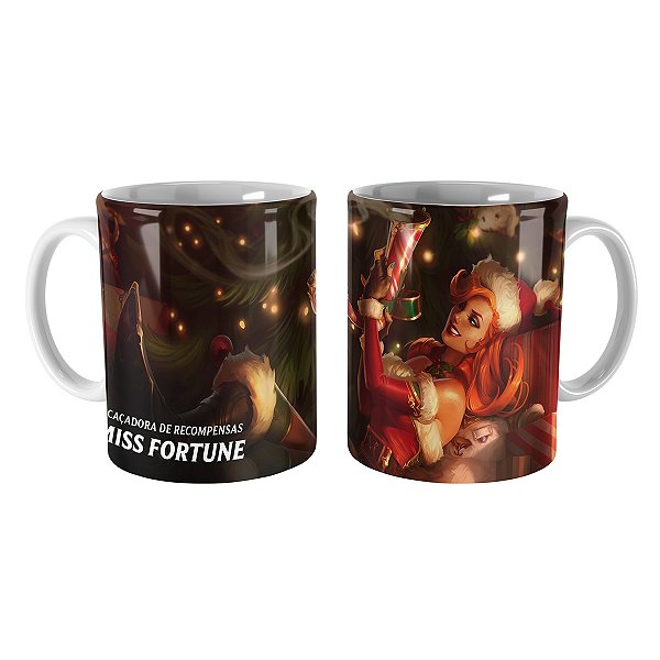 Caneca Miss Fortune Natalina League of Legends Lol